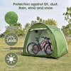 MOEPISY Nylon Portable Bike Shed Green - 3 of 4