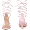 Perphy Women's Sandal Strappy Kitten Heel Lace Up Outreet Prom Shoes - 2 of 3