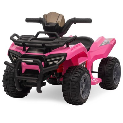 Kids 6V ATV 4 Wheeler, Ride on Toy Car for Toddlers Boys & Girls w/1.8 Mph Max Speed, Music, Wear-Resistant Wheels, Kids Electric Cars for 3-8