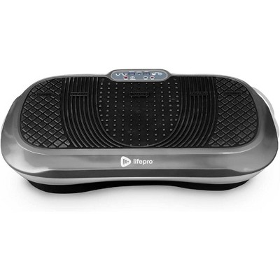 LifePro Gray Fitness Platform: Enhance Your Home Workouts with Our All-in-One Vibration Plate and Loop Bands