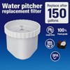 Nispira Water Pitcher Filter Replacement For Epic Pure, Seychelle, Aquagear Dispenser 150 Gallon. 2 Packs - 4 of 4