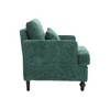 Kumasinova Mid Century Club Chair,Modern Arm Chair with Tufted Chenille Upholstery,Accent Chair with Nailhead Trim,Comfy Reading Chair for Living Room - 4 of 4