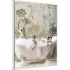Amanti Art Meerkat Bubble Bath by Niky Rahner Framed Canvas Wall Art - 2 of 4