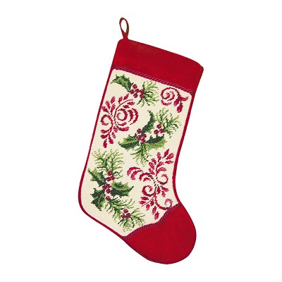 C&F Home Holiday Royale Needlepoint  Stocking