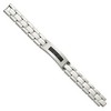 Black Bow Jewelry Men's 18mm Stainless Steel & Black Diamond I.D. Bracelet, 8.25 Inch - 2 of 4
