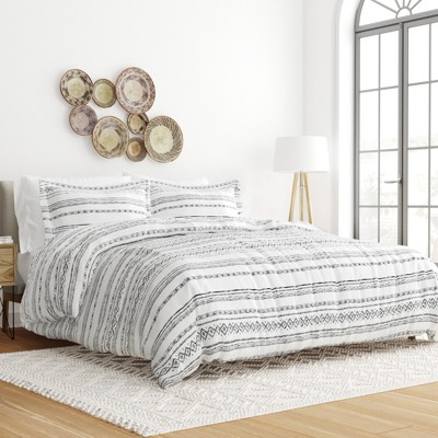 Modern Boho Prints Ultra Soft Duvet Cover Set, Easy Care, Matching Shams - Becky Cameron