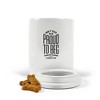 Fred Howligans Ceramic Treat Jar, Wax-Resist Airtight Stoneware Pet Treat Container with Silicone Seal for Storing Dog Snacks, Cat Treats, Cookies - 2 of 4