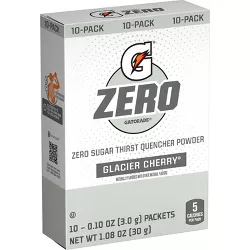 G Zero Glacier Cherry Sport Mix - 10pk/0.084oz Pouches