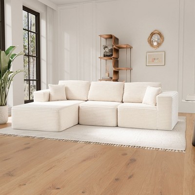 104x67x23.6in Luxury  Beige Lamb Velvet Sofa, Convertible Double Sofa Bed for Living Room and Balcony