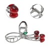 Unique Bargains Fashion Cherry Hair Clips Black Red 1 Pc - 4 of 4