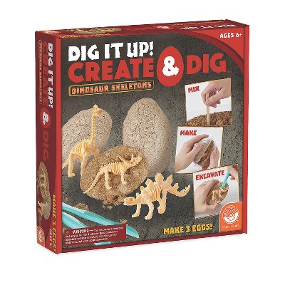 MindWare Dig It Up! Create And Dig Eggs - Science and Nature - 10 Pieces