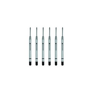Monteverde Ballpoint Pen Refill Fine Point Black Ink 6 Pack (P423BK) - 1 of 1