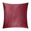 18"x18" Snowflakes Velvet Foil Printed Holiday Square Throw Pillow - Edie@Home - 2 of 4