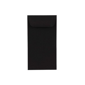 JAM Paper #7 Coin Business Envelopes 3.5 x 6.5 Black 25/Pack (351027549) - 1 of 1