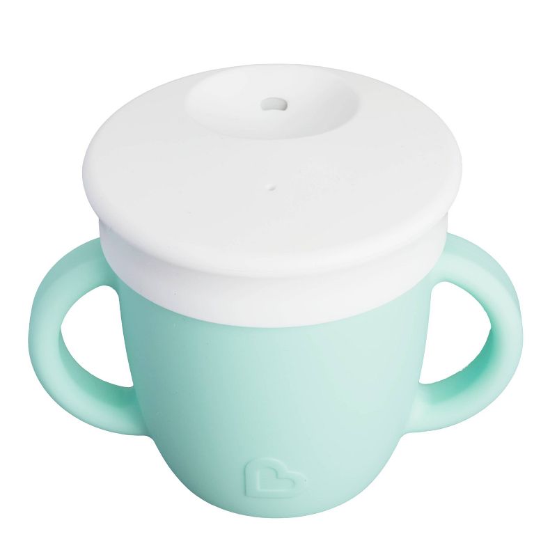 Munchkin 6oz C'est Silicone! Training Sippy Cup with Handles and Lid for Babies, 1 of 7