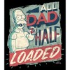 Men's The Simpsons Father's Day Homer Simpson All Dad Half Loaded T-Shirt - 2 of 4