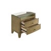 Coaster,Granada 2-drawer Glass Top Nightstand Natural Pine - 4 of 4