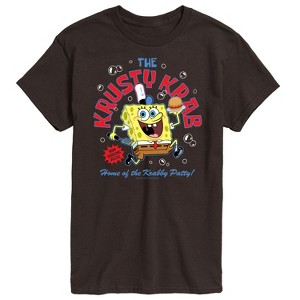 Men's - Spongebob Squarepants - Krusty Krab Home of Krabby Patty Short Sleeve Graphic T-Shirt - 1 of 4