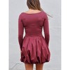 Women's Bubble Long Sleeve Romper - Listicle - 3 of 4