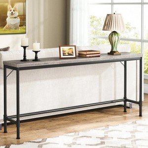 Hommoo 70.9" Long Narrow Console Table Sofa Table Industrial Hallway Table - 1 of 4