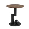 Lyngins 2-Piece Coffee Table Set – Faux Marble & Metal, Oval Coffee Table with Round Side Table, Sturdy Steel Frame, Center Table & Living Room Table - 3 of 4