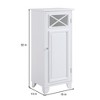 Teamson Home Dawson Freestanding Slim Floor Cabinet, White - 4 of 4