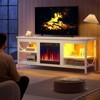 Pinmoco Electric Fireplace TV Stand Fit TVs up to 65 inch Gaming Entertainment Center with Open Storage Shelves - 2 of 4
