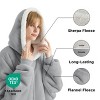 Bedsure-Wearable Blanket Warm & Soft Fleece Blanket - 2 of 4