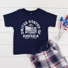The Juniper Shop USA Flag Circle Toddler Short Sleeve Tee - 2 of 2