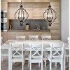 19" Adjustable Iron Selema Ogee Lantern LED Pendant Bronze - Jonathan Y: Entryway, Hardwired, ETL - 2 of 4
