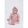 Disney Baby Girls Ribbed Bodysuit, Jogger Pants and Headband 3 Piece Outfit Set Newborn to Infant - 2 of 4