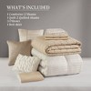 NicBex 10PCS Luxury Jacquard Comforter Set,Bedding Comforter Set with Comforter,Quilt,Decorative Pillows,Bed Skirt,Shams for Autumn,Winter - 3 of 4