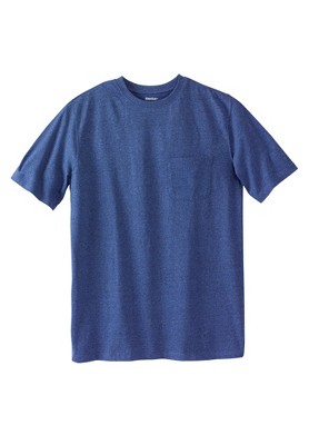KingSize Shrink-Less Lightweight Pocket Crewneck T-Shirt