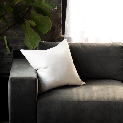 Cream 100% French Linen 20" x 20" Throw Pillow Sham