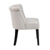 Grungis Polyester Accent Chairs,Living Room Chairs with Curved Back and Espresso Finish Legs,Comfy Chairs for Living Room,Bedroom - 4 of 4