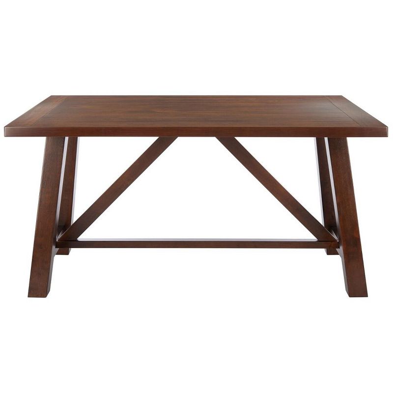 Ainslee Rectangle Dining Table - Brown - Safavieh., 1 of 10