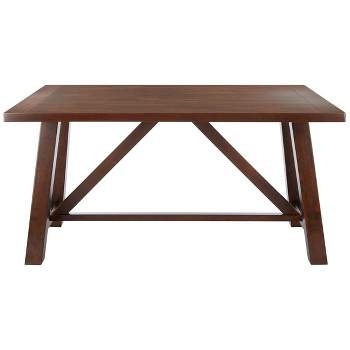 Ainslee Rectangle Dining Table - Brown - Safavieh.