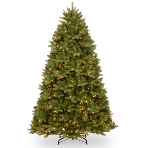 Prelit Newberry Spruce Artificial Christmas Tree Clear Lights - National Tree Company - 1 of 3