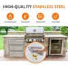 utdoor Kitchen Drawer, 3-Layer Stainless Steel Outdoor Kitchen Access Drawer, Flush Mount BBQ Drawer for Outdoor Kitchens - 4 of 4