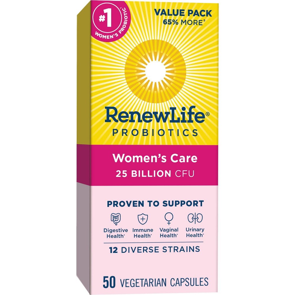 Renew Life Ultimate Flora Probiotic Women's Care Vegetarian Capsules - 50ct