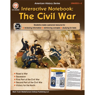Mark Twain Media Interactive Notebook: The Civil War, Grade 5-8