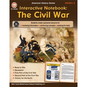 Mark Twain Media Interactive Notebook: The Civil War, Grade 5-8 - 1 of 3
