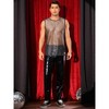 INSPIRE CHIC Men's See-Through Sleeveless Party Shiny Mesh Sheer Tank Top - 2 of 4