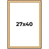 PosterPalooza | Traditional Gold Picture Frame - UV Acrylic, Foam Board Backing, Hanging Hardware - 2 of 4