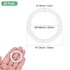 Unique Bargains M Plastic Durable Multipurpose DTY Design Macrame And Knotting Supplies 50 Pcs - 3 of 4