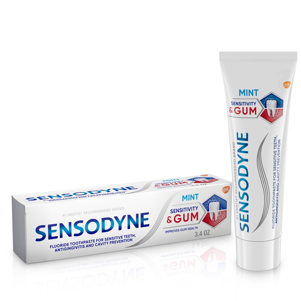 Photos - Toothpaste / Mouthwash Sensodyne + Gum Mint Single Pack - 3.4oz 