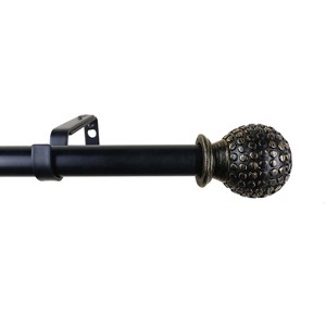 Urbanest 1-inch Diameter Tola Adjustable Single Drapery Curtain Rod - 1 of 4
