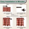 Park Designs Buffalo Check Ruffle Valances 60"x14" - 4 of 4