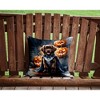 Tramull 14x14 Inch Halloween Throw Pillow, Indoor Outdoor Decorative Pet Theme Pillow - 4 of 4