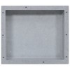 VidaXL Shower Niche Matt Gray 16.1"x14.2"x3.9" - 2 of 4